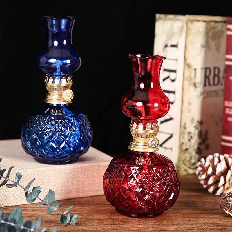 Amazon.co.jp: BOSUGE、20Cmガラス灯油ランプオイルランプ